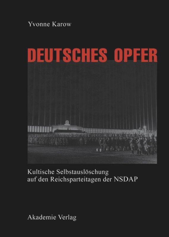 Cover: 9783050031408 | Deutsches Opfer | Yvonne Karow | Buch | HC runder Rücken kaschiert