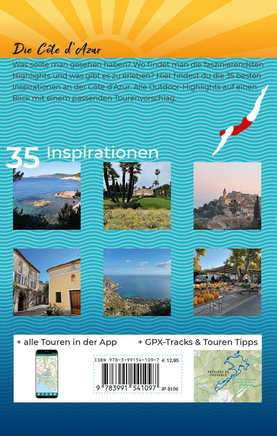 Rückseite: 9783991541097 | KOMPASS Inspiration Cote d Azur | Taschenbuch | KOMPASS Inspiration