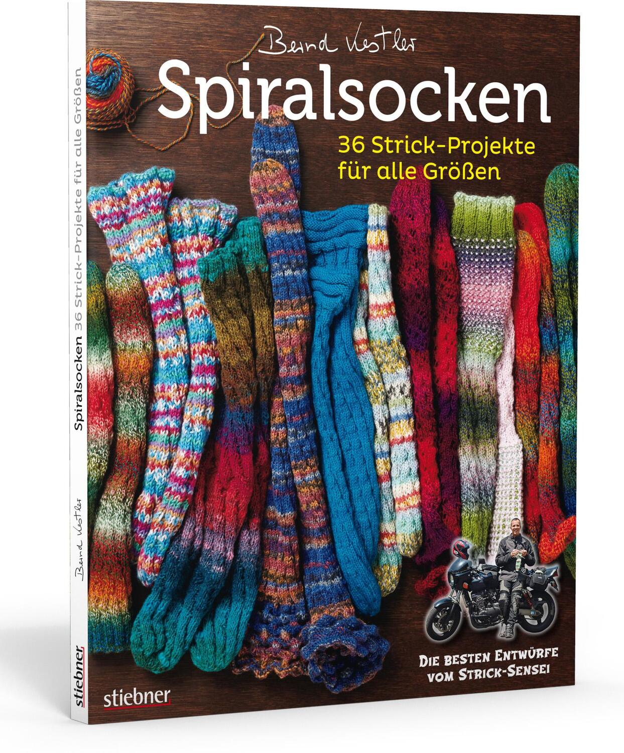 Cover: 9783830720577 | Spiralsocken | 36 Strick-Projekte für alle Größen | Bernd Kestler