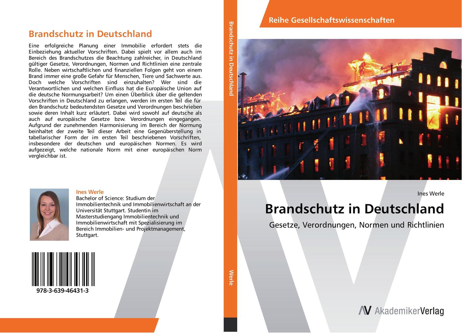 Cover: 9783639464313 | Brandschutz in Deutschland | Ines Werle | Taschenbuch | Paperback