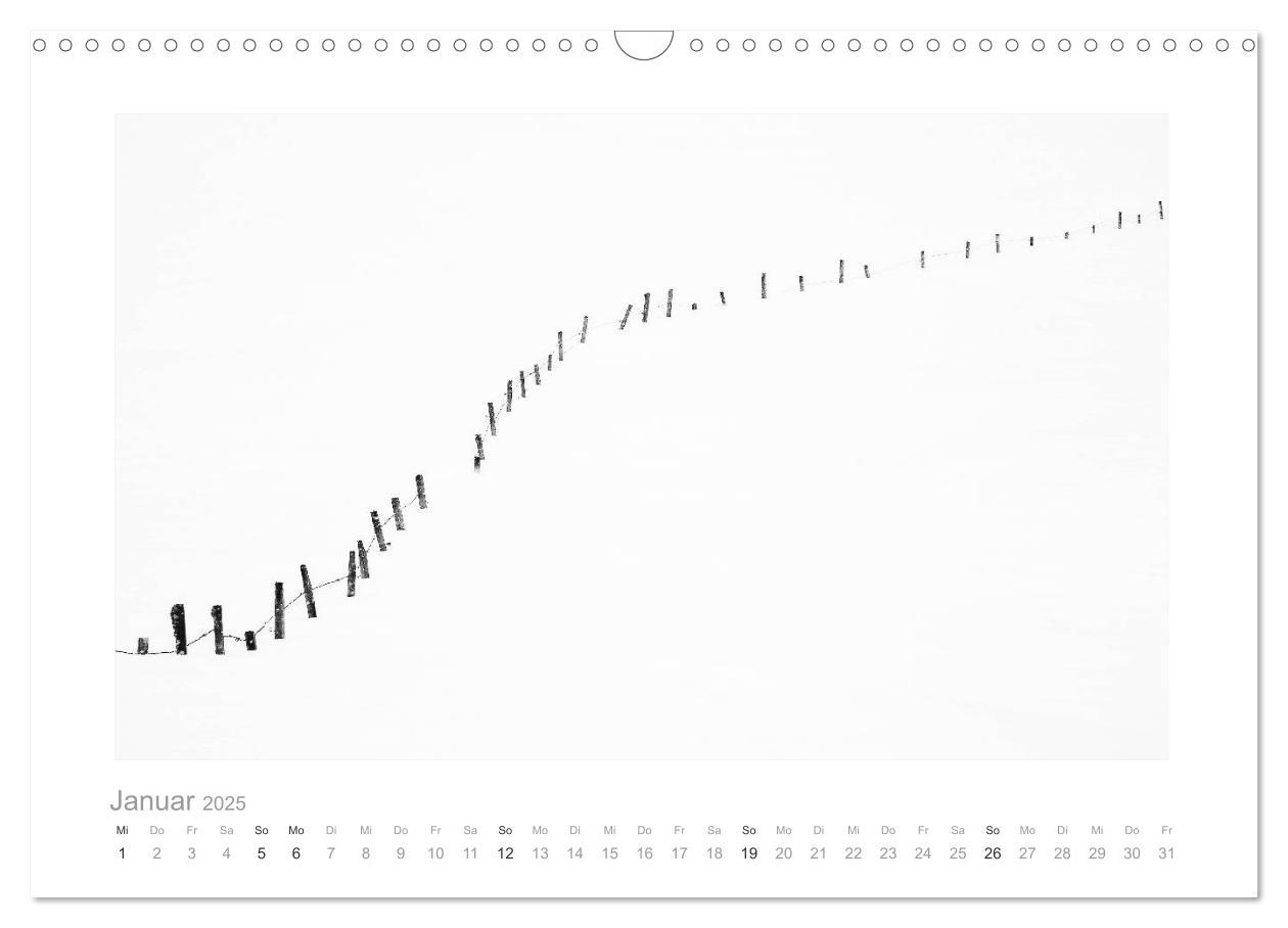 Bild: 9783435266722 | minimalistische Landschaften (Wandkalender 2025 DIN A3 quer),...