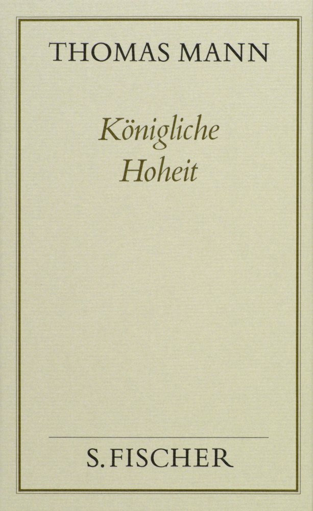 Cover: 9783100482365 | Königliche Hoheit | Roman | Thomas Mann | Buch | In Schuber | 2001