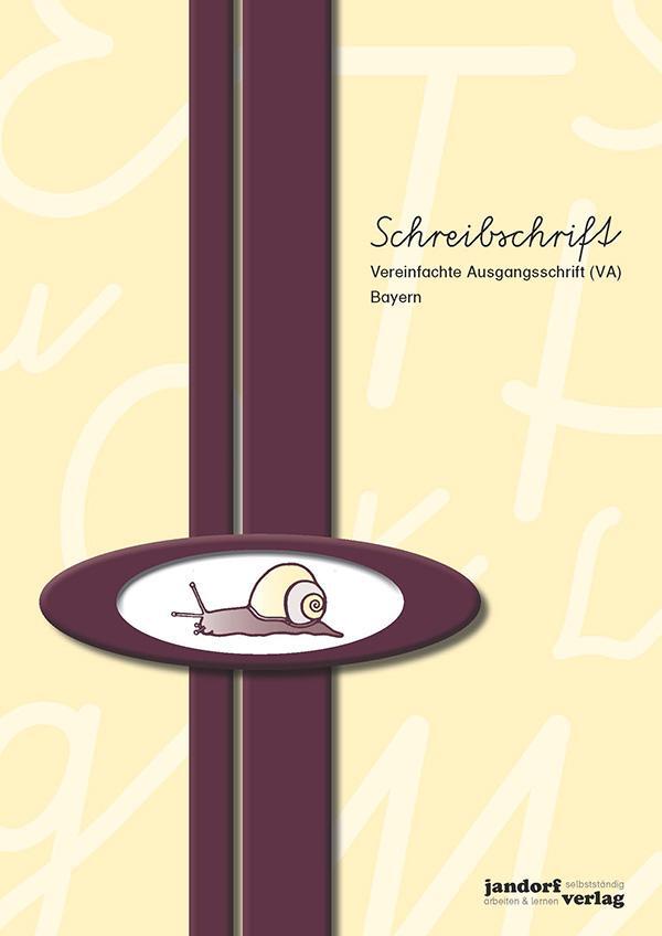 Cover: 9783960810377 | Schreibschrift (VA) - Bayern - Vereinfachte Ausgangsschrift | Deutsch
