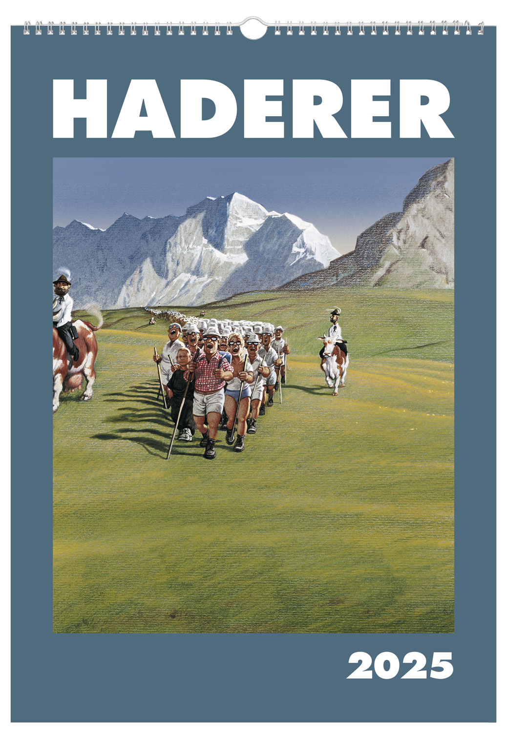 Cover: 9783903055810 | Haderer Kalender 2025 | Maße (B/H): 34,5 x 49,5 cm, Wandkalender