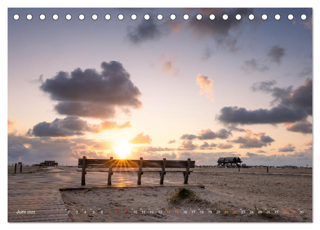 Bild: 9783383869358 | Nordseeurlaub in St. Peter-Ording (Tischkalender 2025 DIN A5 quer),...