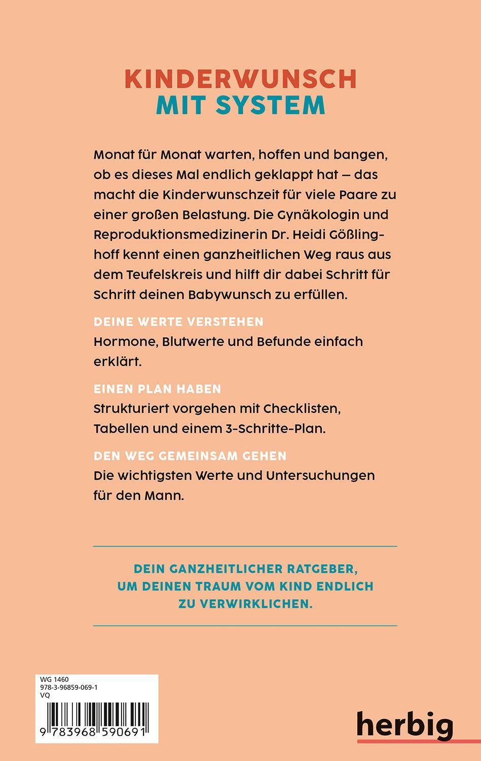 Rückseite: 9783968590691 | Leichter schwanger werden | Heidi Gößlinghoff | Taschenbuch | 184 S.