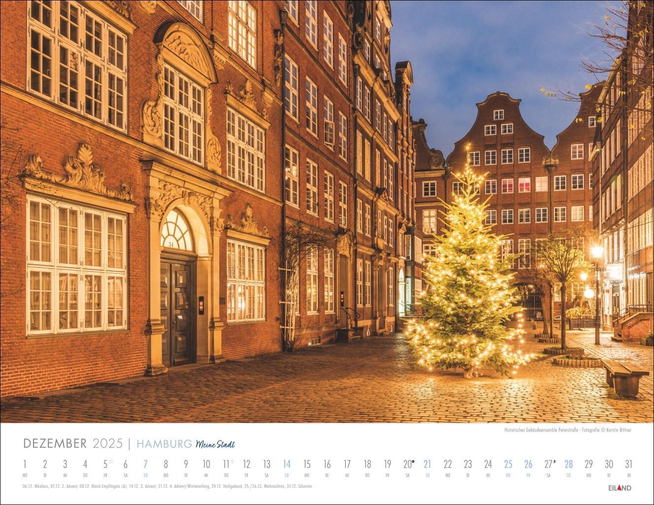 Bild: 9783964023520 | Hamburg - Meine Stadt Kalender 2025 | Eiland | Kalender | 13 S. | 2025