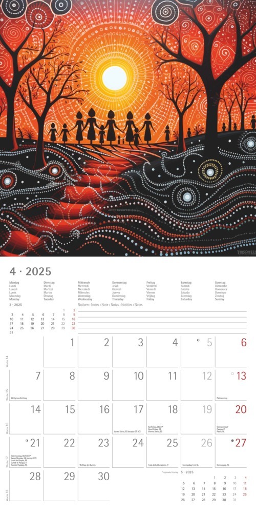 Bild: 4251732344344 | Alpha Edition - Tribal Inspiration 2025 Broschürenkalender,...