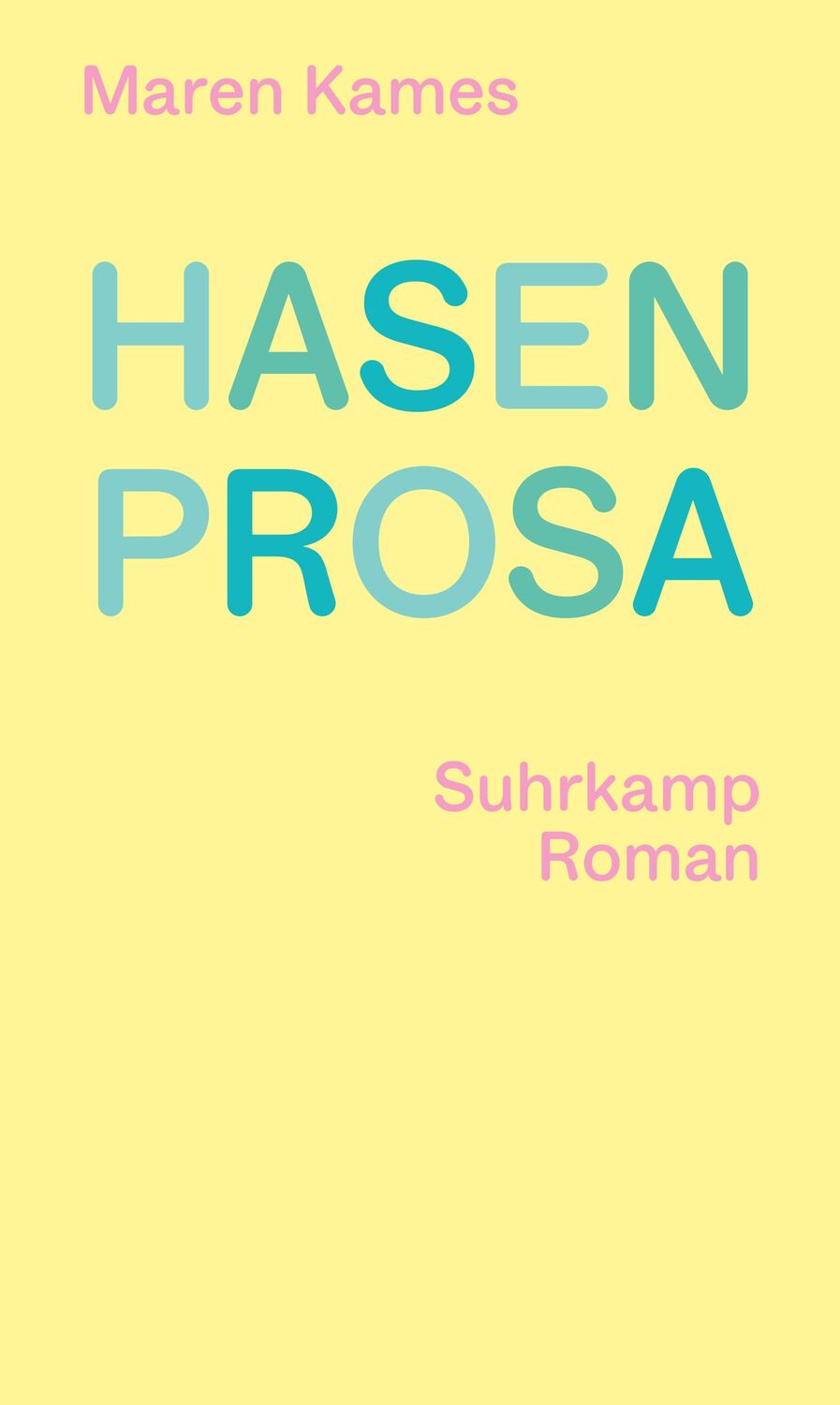 Cover: 9783518431689 | Hasenprosa | Maren Kames | Buch | 182 S. | Deutsch | 2024 | Suhrkamp
