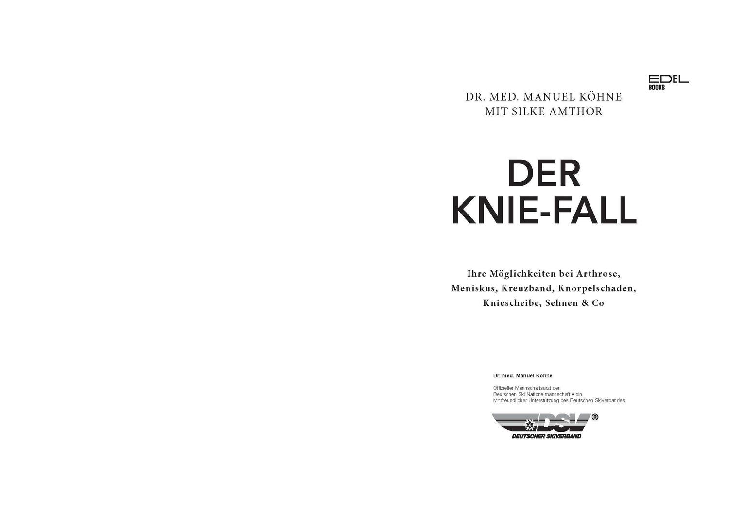 Bild: 9783841906809 | Der Knie-Fall | Manuel Köhne | Taschenbuch | 224 S. | Deutsch | 2020