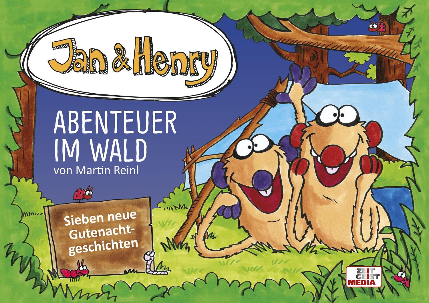 Cover: 9783934046351 | Jan &amp; Henry - Abenteuer im Wald | Sieben neue Gutenachtgeschichten