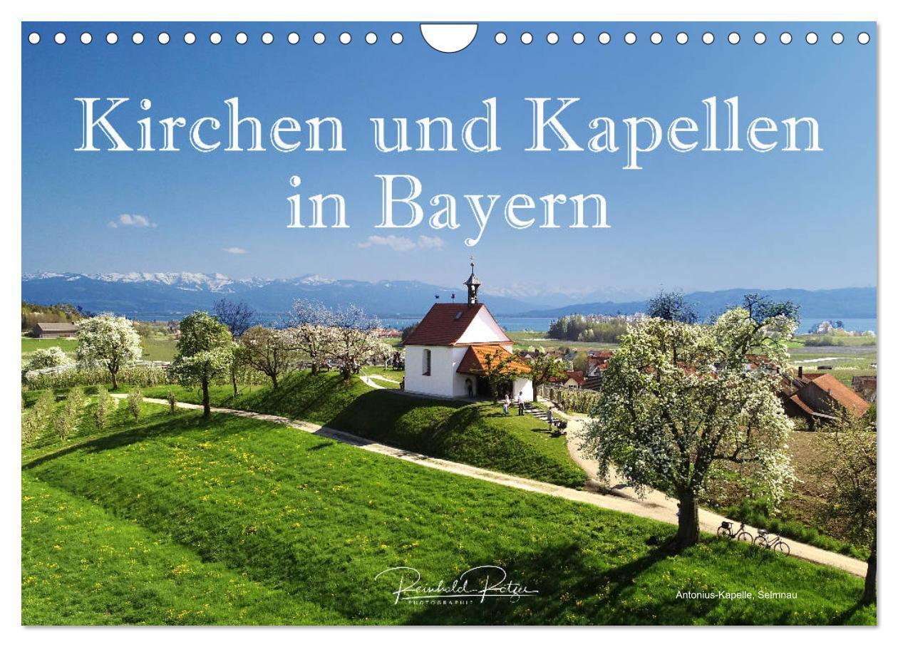 Cover: 9783383493294 | Kirchen und Kapellen in Bayern (Wandkalender 2024 DIN A4 quer),...