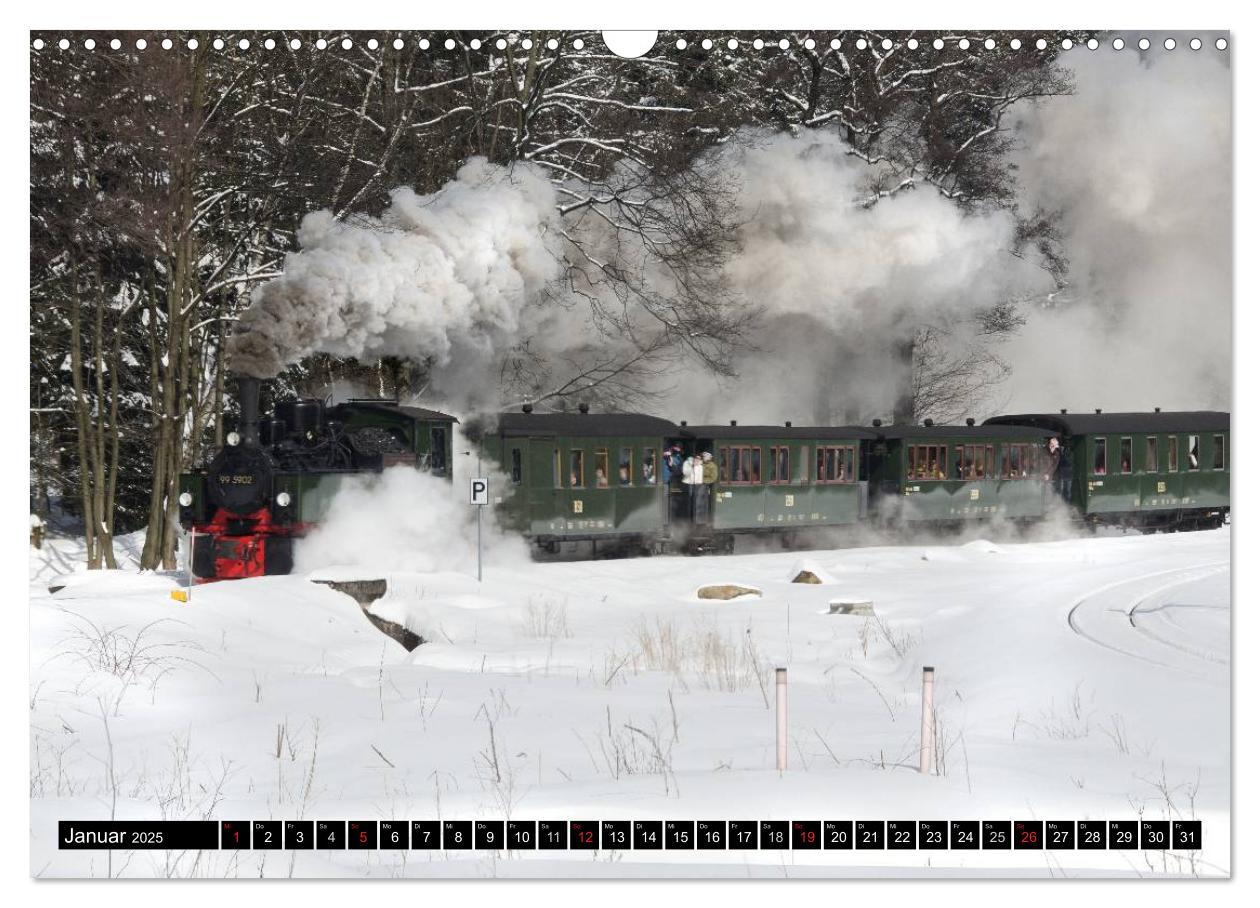 Bild: 9783435686971 | Schmalspurbahnen in Sachsen Anhalt (Wandkalender 2025 DIN A3 quer),...