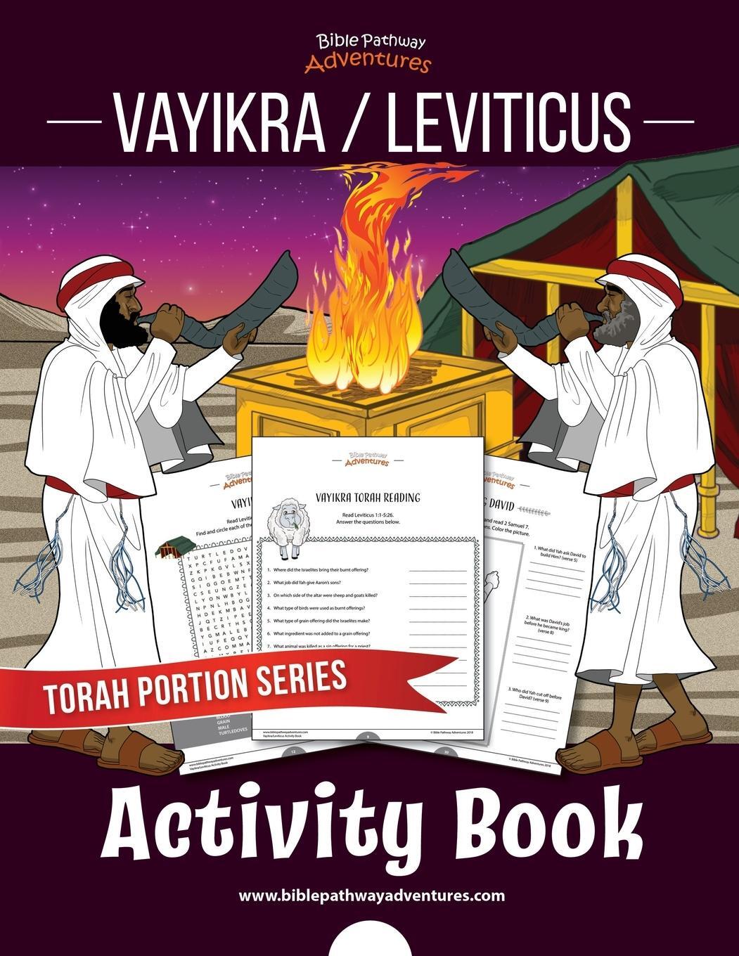 Cover: 9781988585611 | Vayikra / Leviticus Activity Book | Torah Portions for Kids | Pip Reid