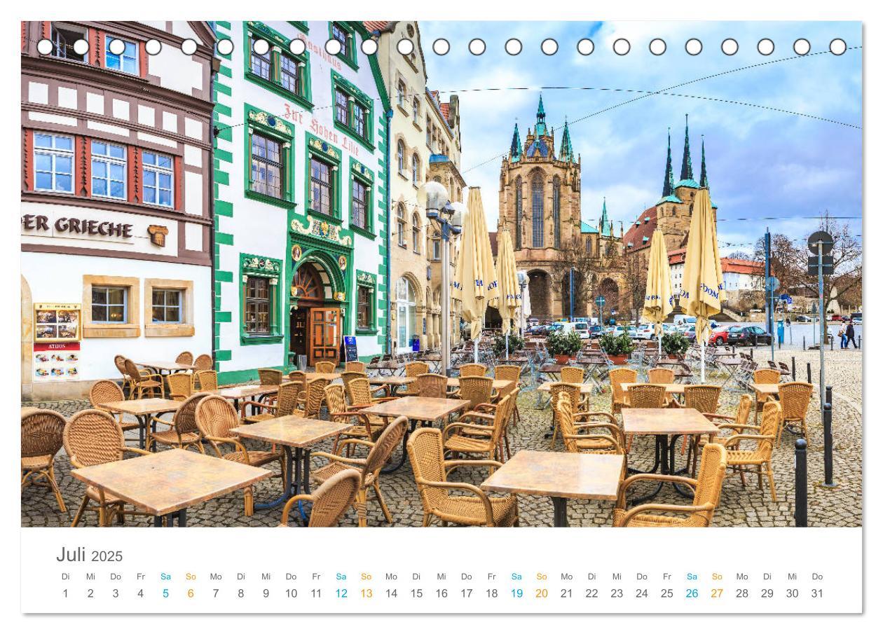 Bild: 9783435320189 | Erfurt - Stadt der Türme (Tischkalender 2025 DIN A5 quer), CALVENDO...