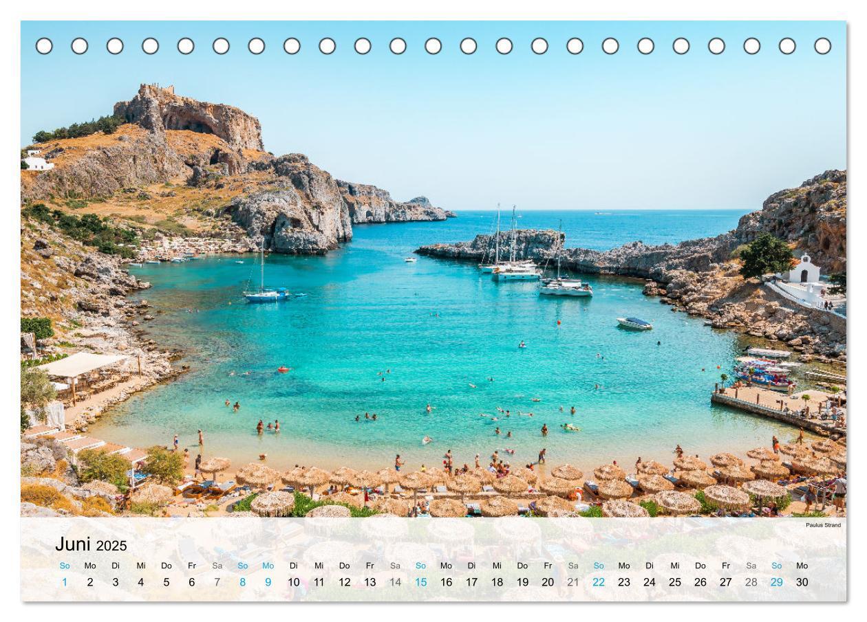 Bild: 9783383880872 | Rhodos - Die Highlights der Insel (Tischkalender 2025 DIN A5 quer),...