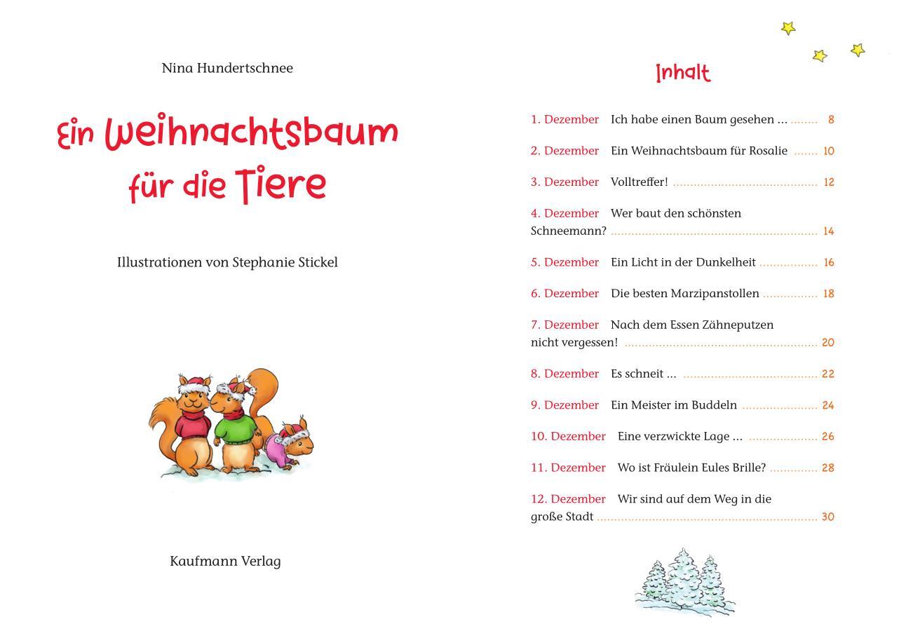 Bild: 9783780664945 | Ein Weihnachtsbaum für die Tiere | Ein Adventskalenderbuch | Buch