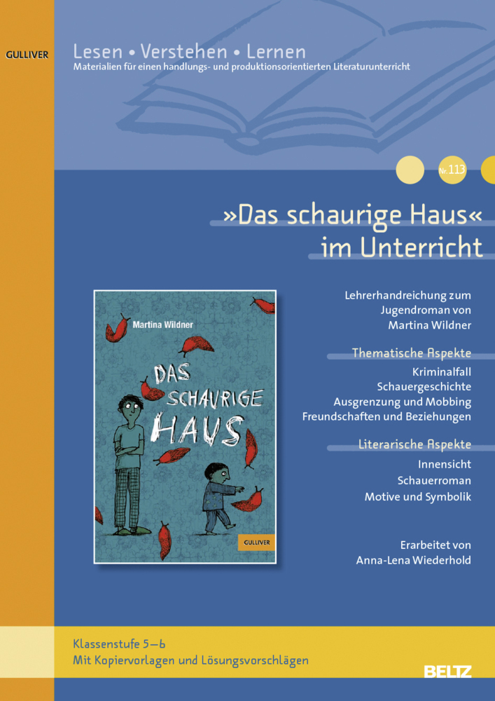 Cover: 9783407628633 | »Das schaurige Haus« im Unterricht | Broschüre | 32 S. | Deutsch