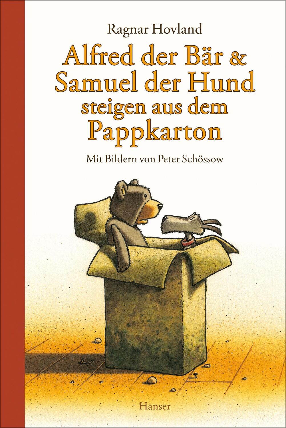 Cover: 9783446264489 | Alfred der Bär und Samuel der Hund steigen aus dem Pappkarton | Buch
