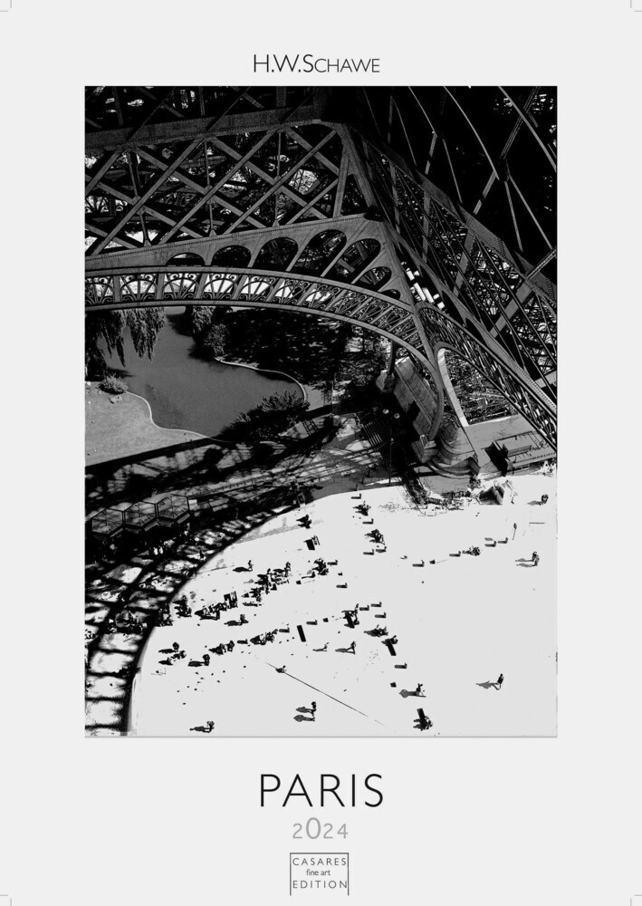 Cover: 9789918620319 | Paris schwarz-weiss 2024 L 59x42 cm | H.W. Schawe | Kalender | 14 S.