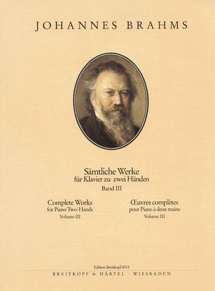 Cover: 9790004176269 | Sämtliche Klavierwerke 3 | Johannes Brahms | Taschenbuch | Buch | 2019