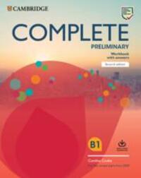 Cover: 9781108525794 | Complete Preliminary Workbook with Answers with Audio Download | Cooke