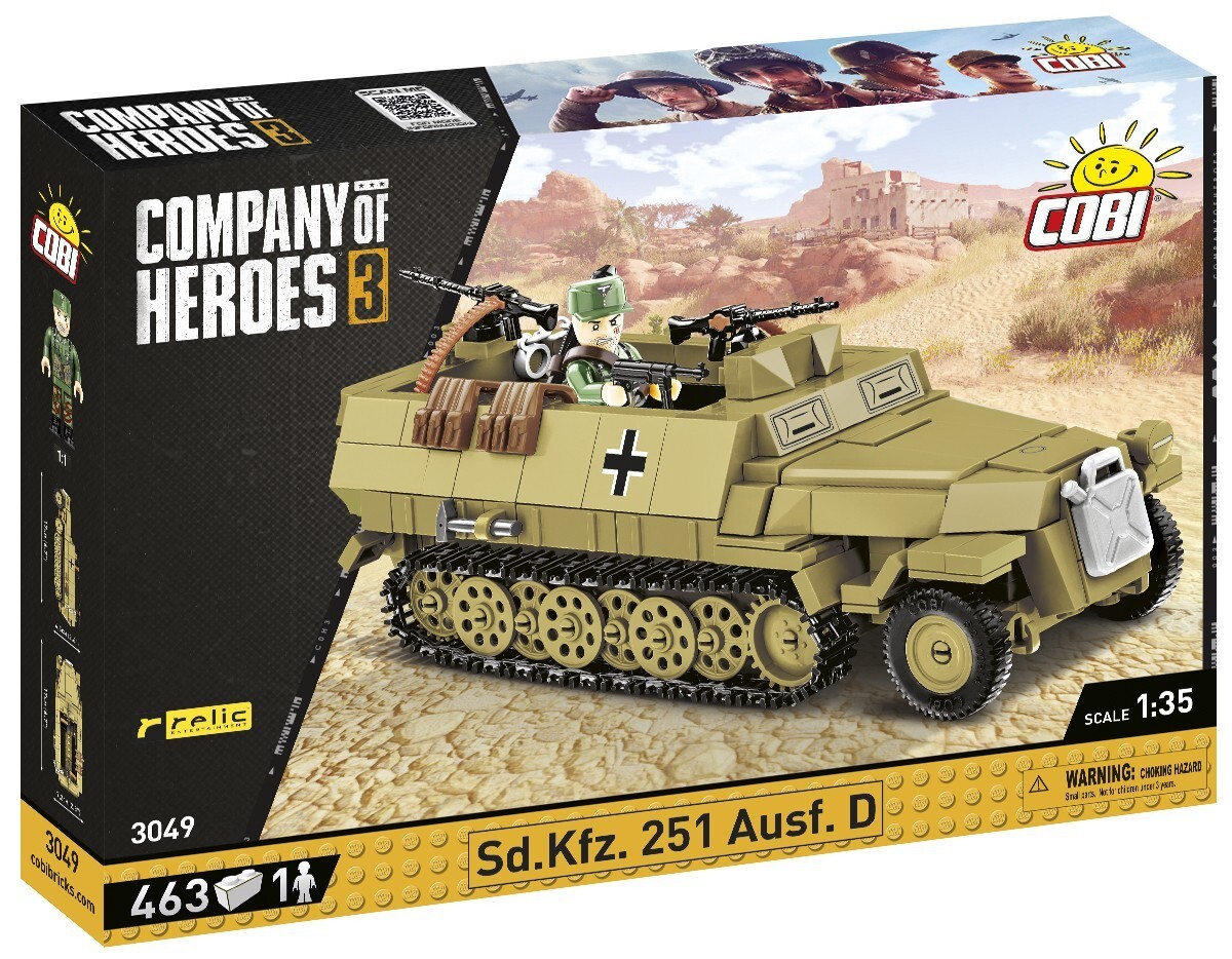 Cover: 5902251030490 | COBI Company of Heroes III 3049 - SD.KFZ. 251 Ausf.D....