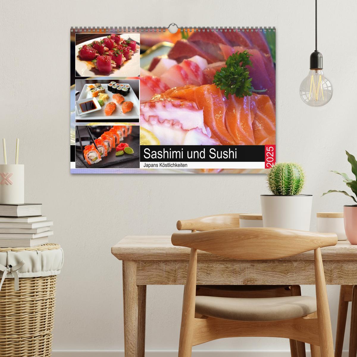 Bild: 9783435337873 | Sashimi und Sushi. Japans Köstlichkeiten (Wandkalender 2025 DIN A3...