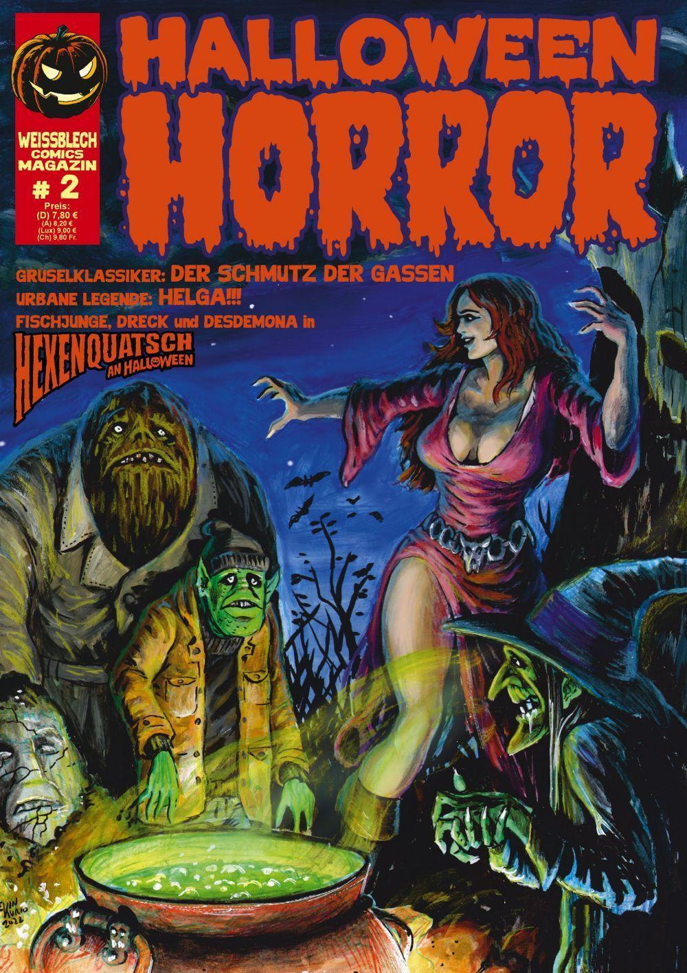 Cover: 9783869591063 | Weissblech Comics Magazin 2 | Halloween Horror | Roman Turowski | 2022