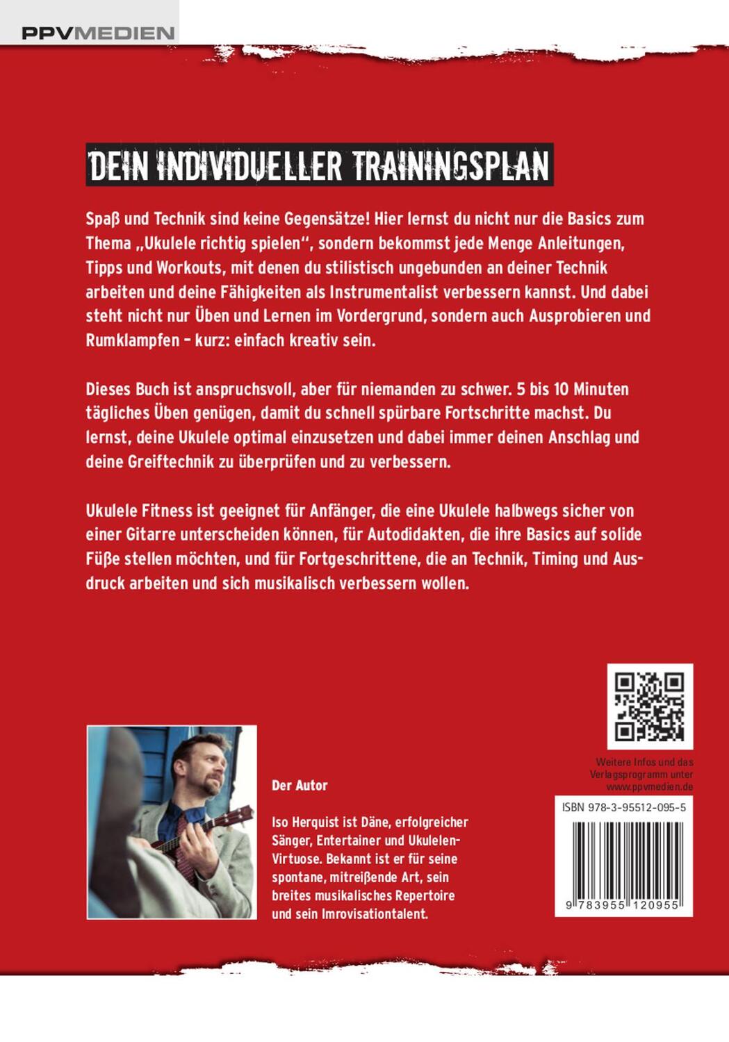 Rückseite: 9783955120955 | Ukulele Fitness | Iso Herquist | Taschenbuch | 96 S. | Deutsch | 2019