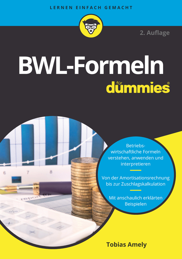 Cover: 9783527714681 | BWL-Formeln für Dummies | Tobias Amely | Taschenbuch | Deutsch | 2018
