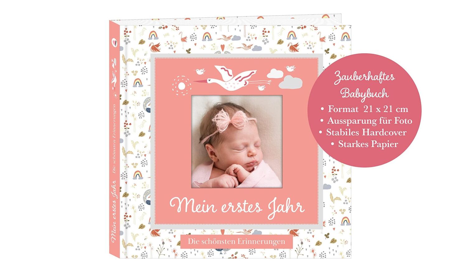 Bild: 9783985950348 | Babyalbum mit Fensterausschnitt für das 1. Lebensjahr zum Eintragen...