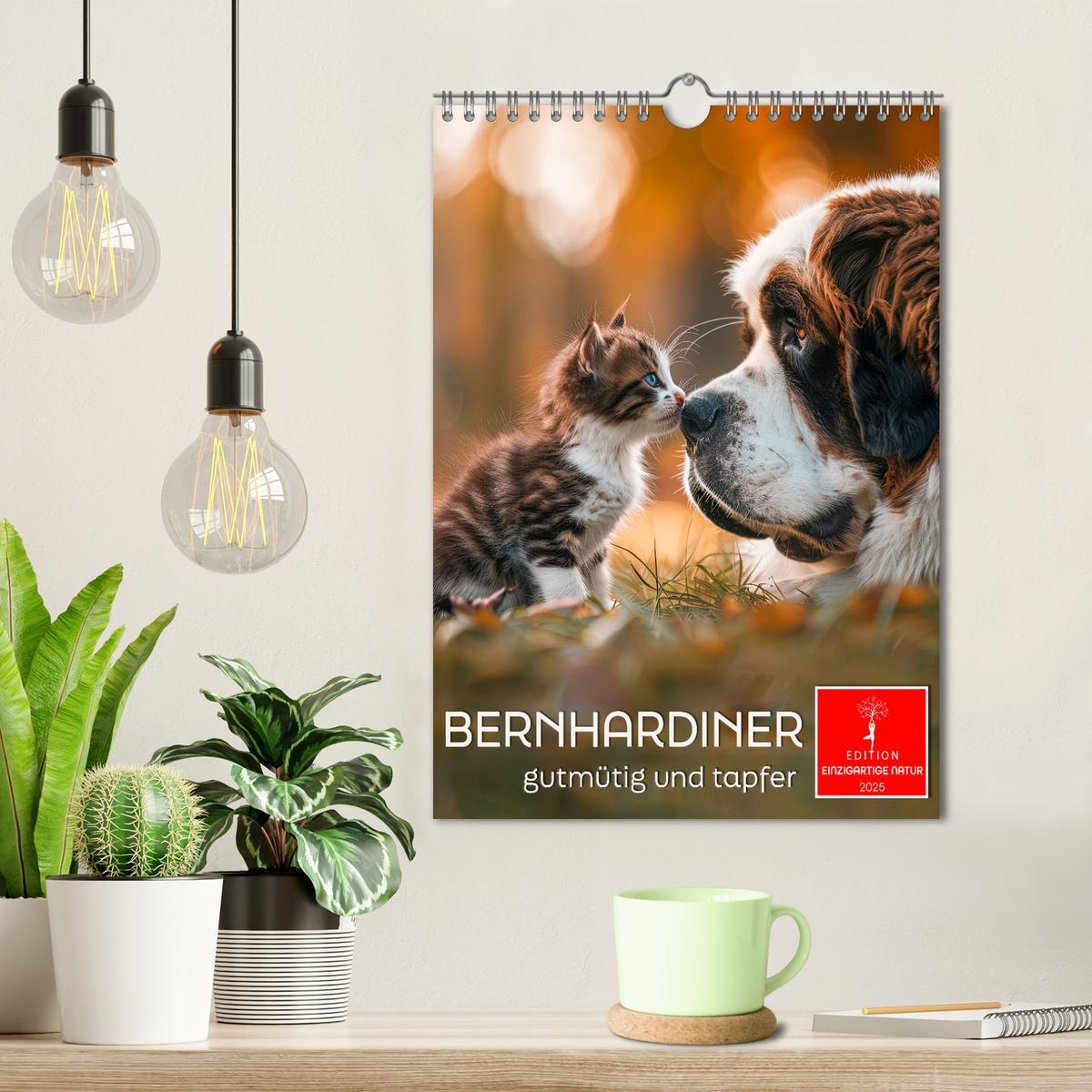 Bild: 9783457138397 | Bernhardiner - gutmütig und tapfer (Wandkalender 2025 DIN A4 hoch),...