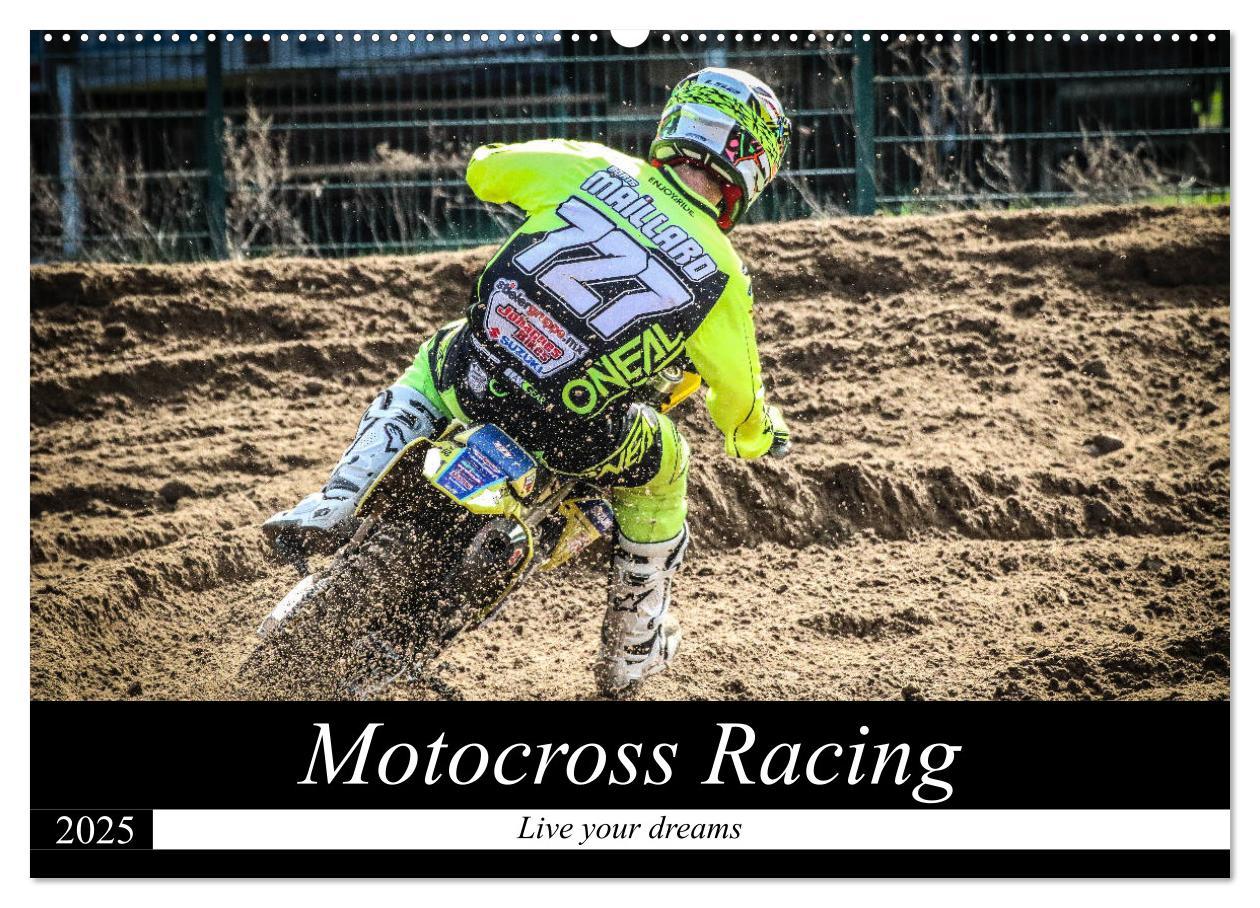 Cover: 9783435372225 | Motocross Racing 2025 (Wandkalender 2025 DIN A2 quer), CALVENDO...