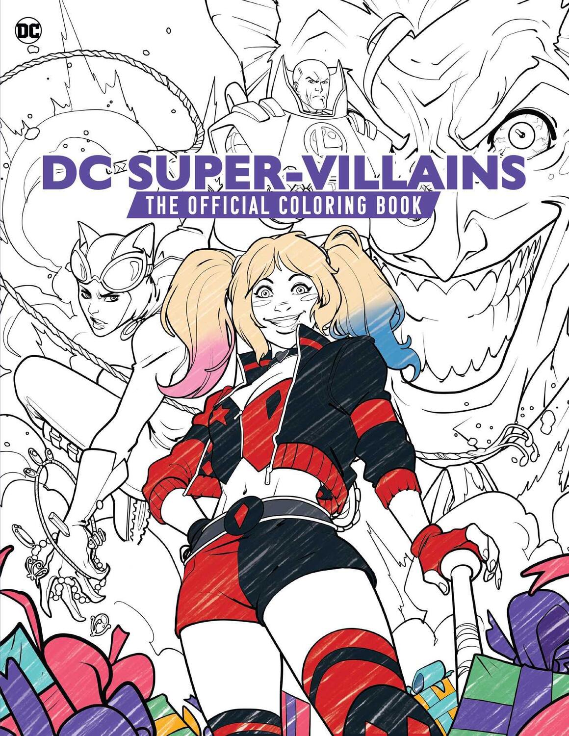 Cover: 9798886631029 | DC Super-Villains: The Official Coloring Book | Insight Editions