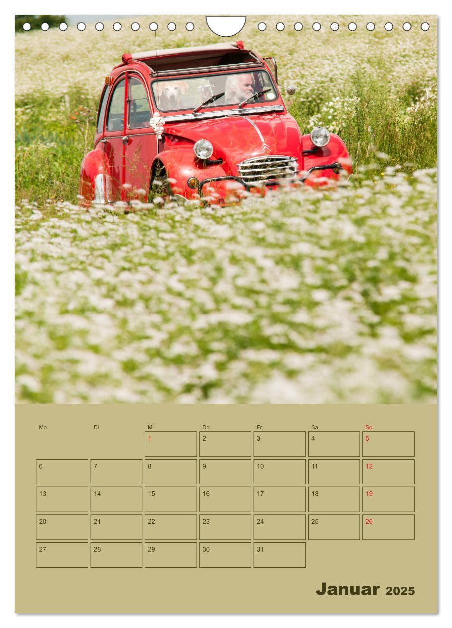 Bild: 9783435955664 | Citroën 2 CV ¿ Flower Power (Wandkalender 2025 DIN A4 hoch),...