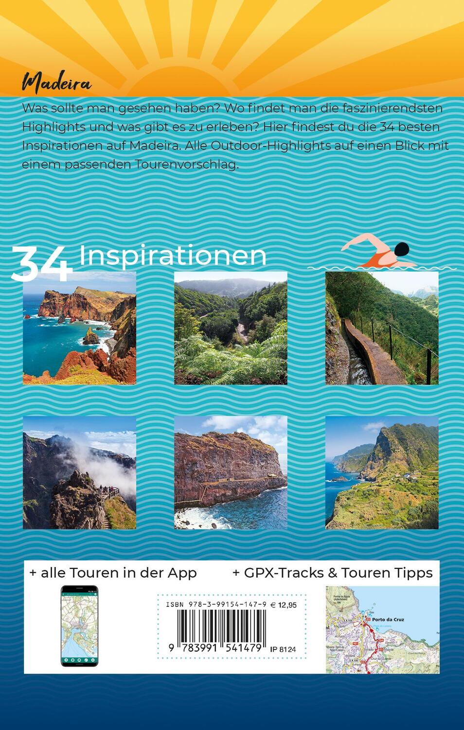 Rückseite: 9783991541479 | KOMPASS Inspiration Madeira | 34 Natur- und Wanderhighlights | Buch