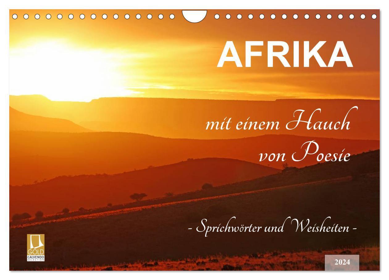 Cover: 9783383250507 | AFRIKA mit einem Hauch von Poesie (Wandkalender 2024 DIN A4 quer),...