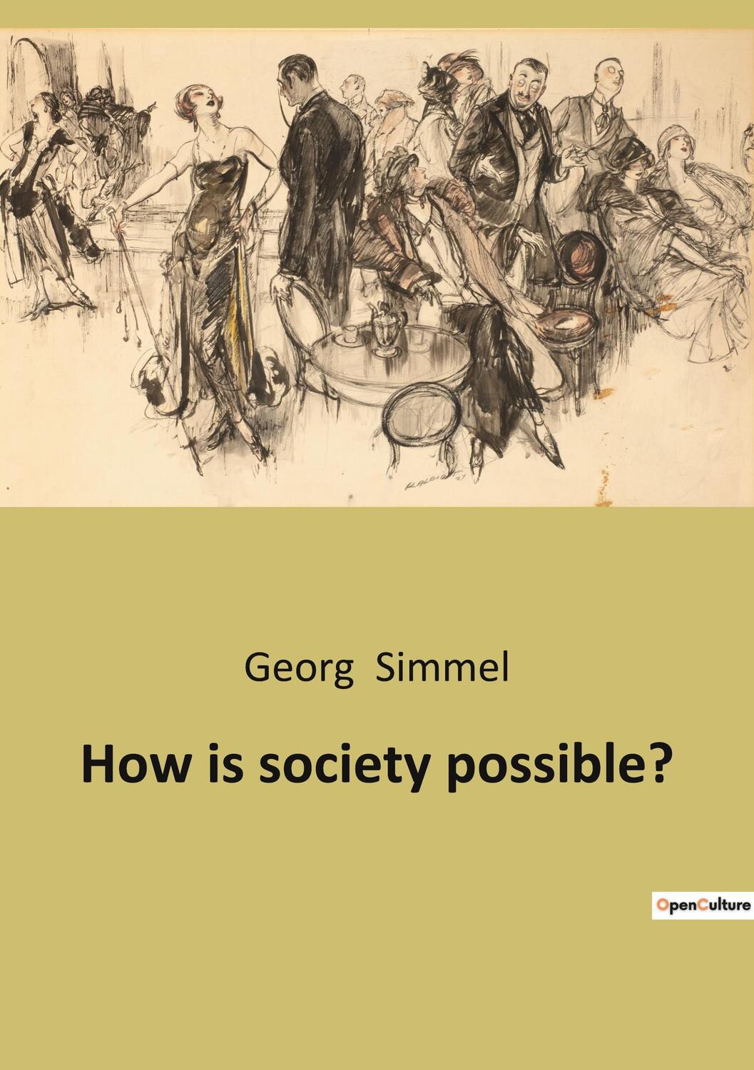 Cover: 9791041941025 | How is society possible? | Georg Simmel | Taschenbuch | Paperback