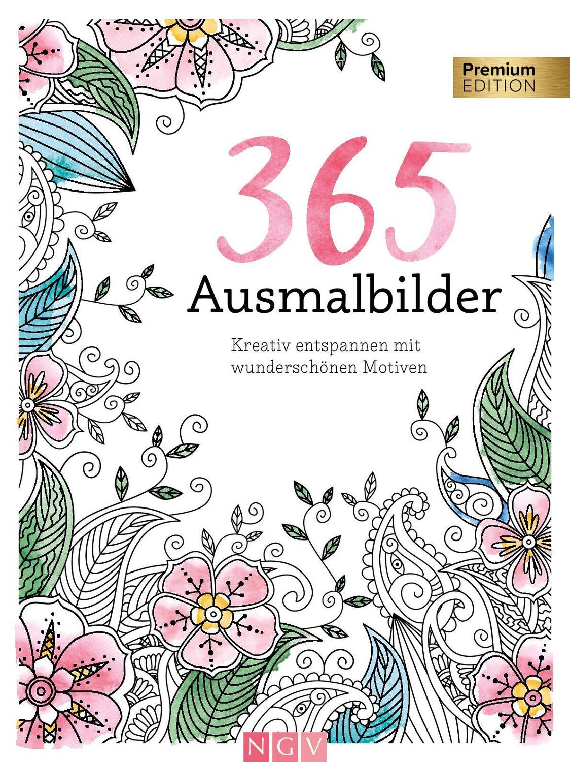 Cover: 9783625195146 | 365 Ausmalbilder | Taschenbuch | 304 S. | Deutsch | 2024