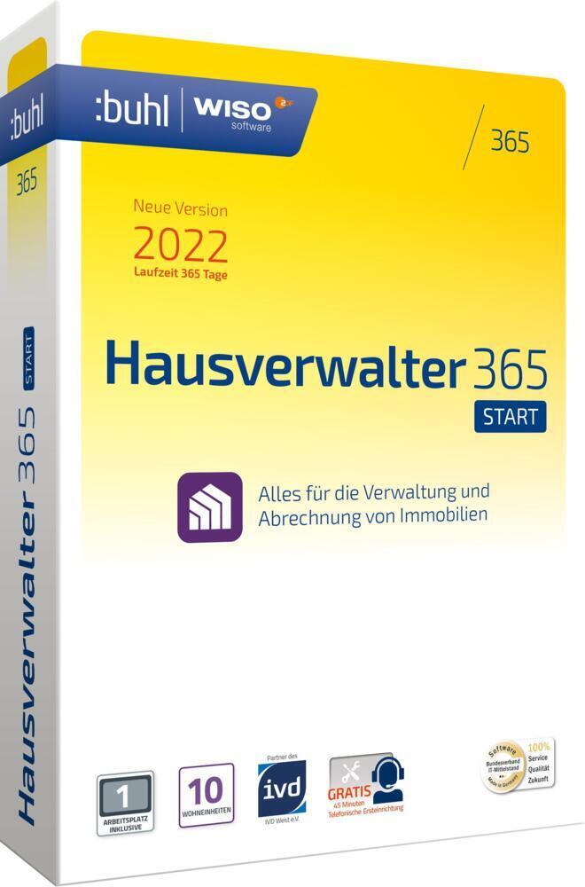 Cover: 4011282003579 | WISO Hausverwalter 365 Start, CD-ROM | CD-ROM | 2021