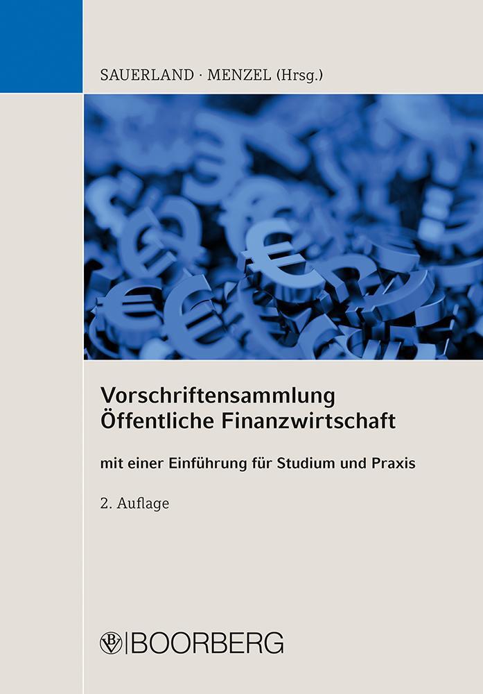 Cover: 9783415073562 | Vorschriftensammlung Öffentliche Finanzwirtschaft | Sauerland (u. a.)