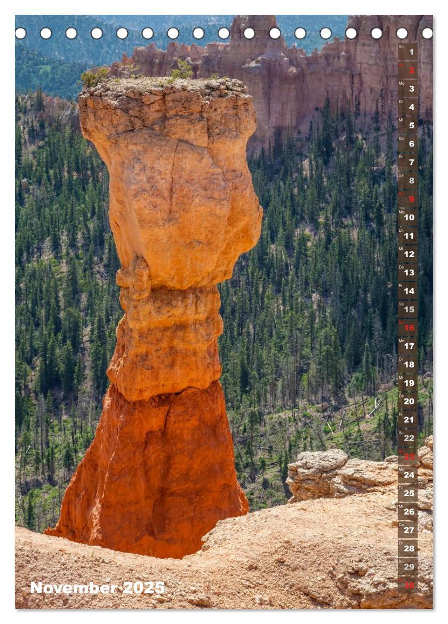 Bild: 9783435972319 | BRYCE CANYON Natur Pur (Tischkalender 2025 DIN A5 hoch), CALVENDO...