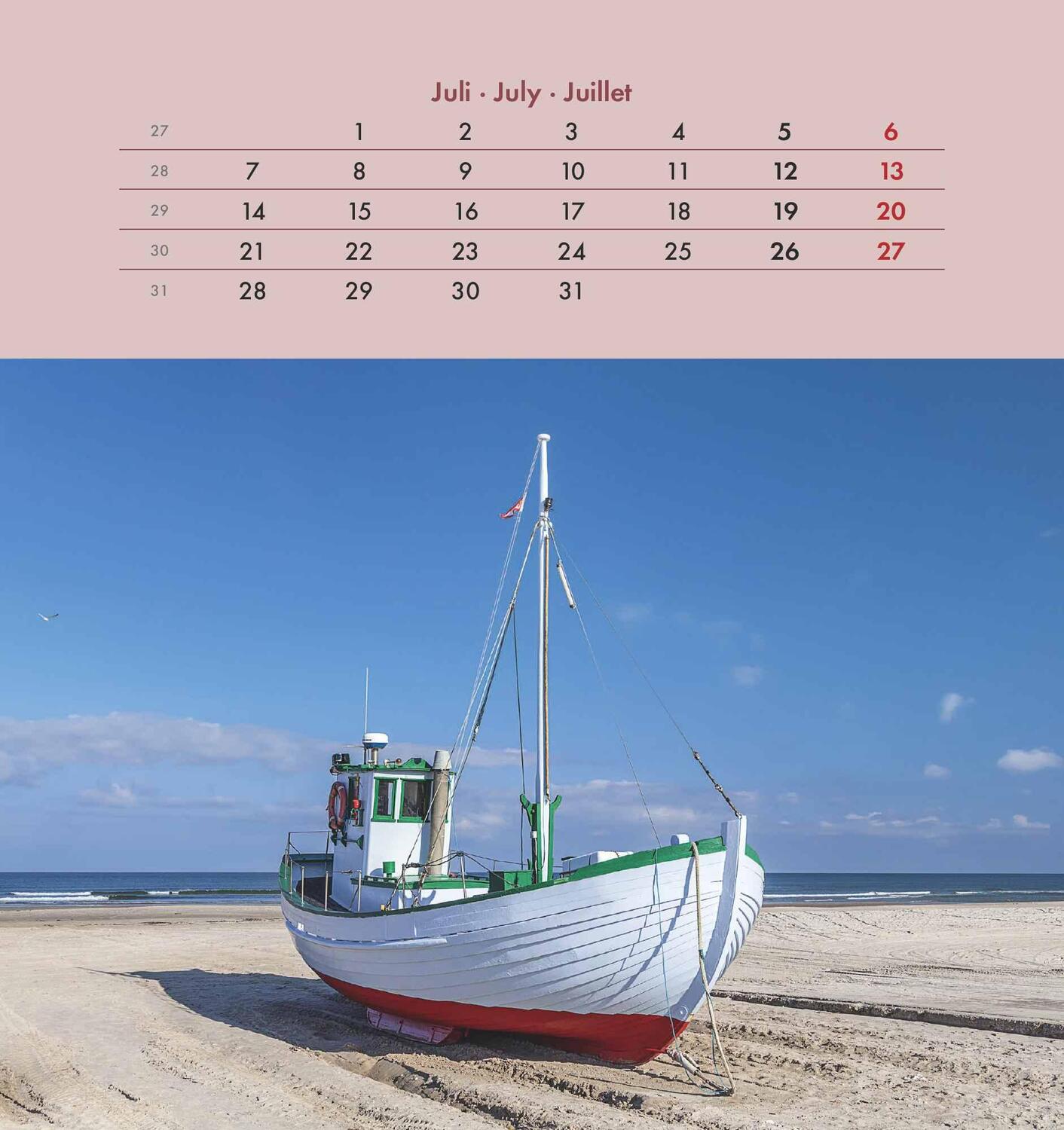 Bild: 4251732342333 | Seeblick 2025 - Postkartenkalender 16x17 cm - Sea View - zum...