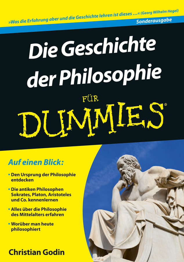 Cover: 9783527712304 | Die Geschichte der Philosophie für Dummies, Sonderausgabe | Godin