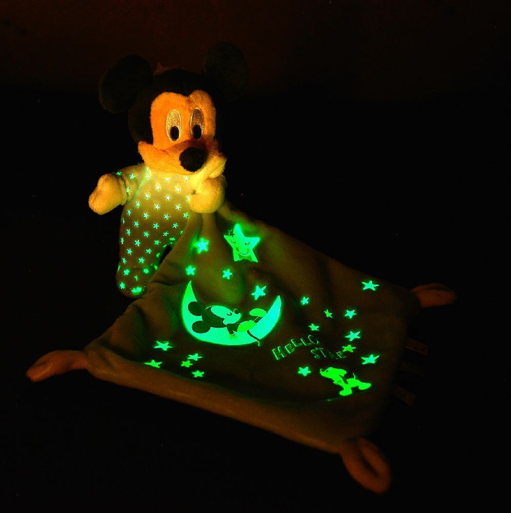 Bild: 5400868010336 | Disney Mickey GID Schmusetuch, Starry | Stück | EAN-Hänger | 2021