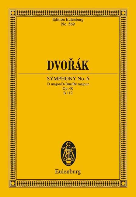 Cover: 9783795762179 | Sinfonie Nr. 6 D-Dur | op. 60. B 112. Orchester. Studienpartitur.