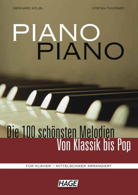 Cover: 4026929910974 | Piano Piano Mittelschwer | Hage Musikverlag | EAN 4026929910974