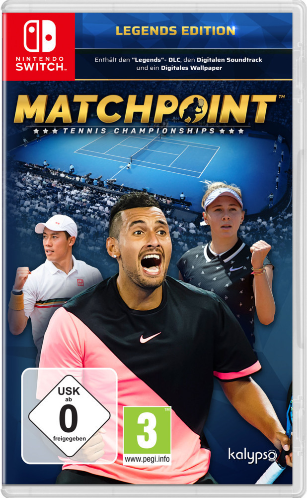 Cover: 4260458362655 | Matchpoint - Tennis Championships Legends Edition, 1 Nintendo...