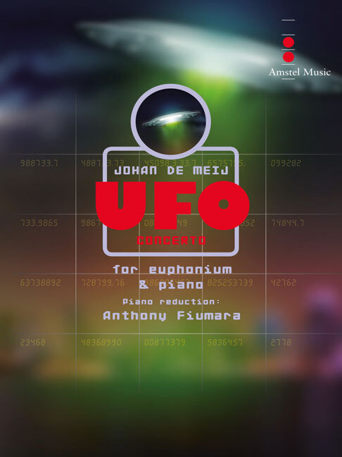 Cover: 9790035225158 | UFO Concerto | for euphonium &amp; piano | Johan de Meij | Buch | 2013